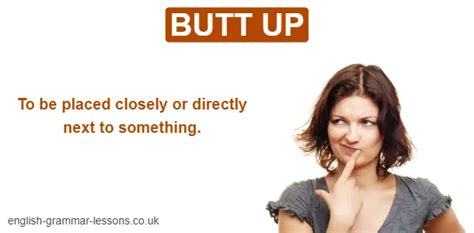 butted meaning|butted up.